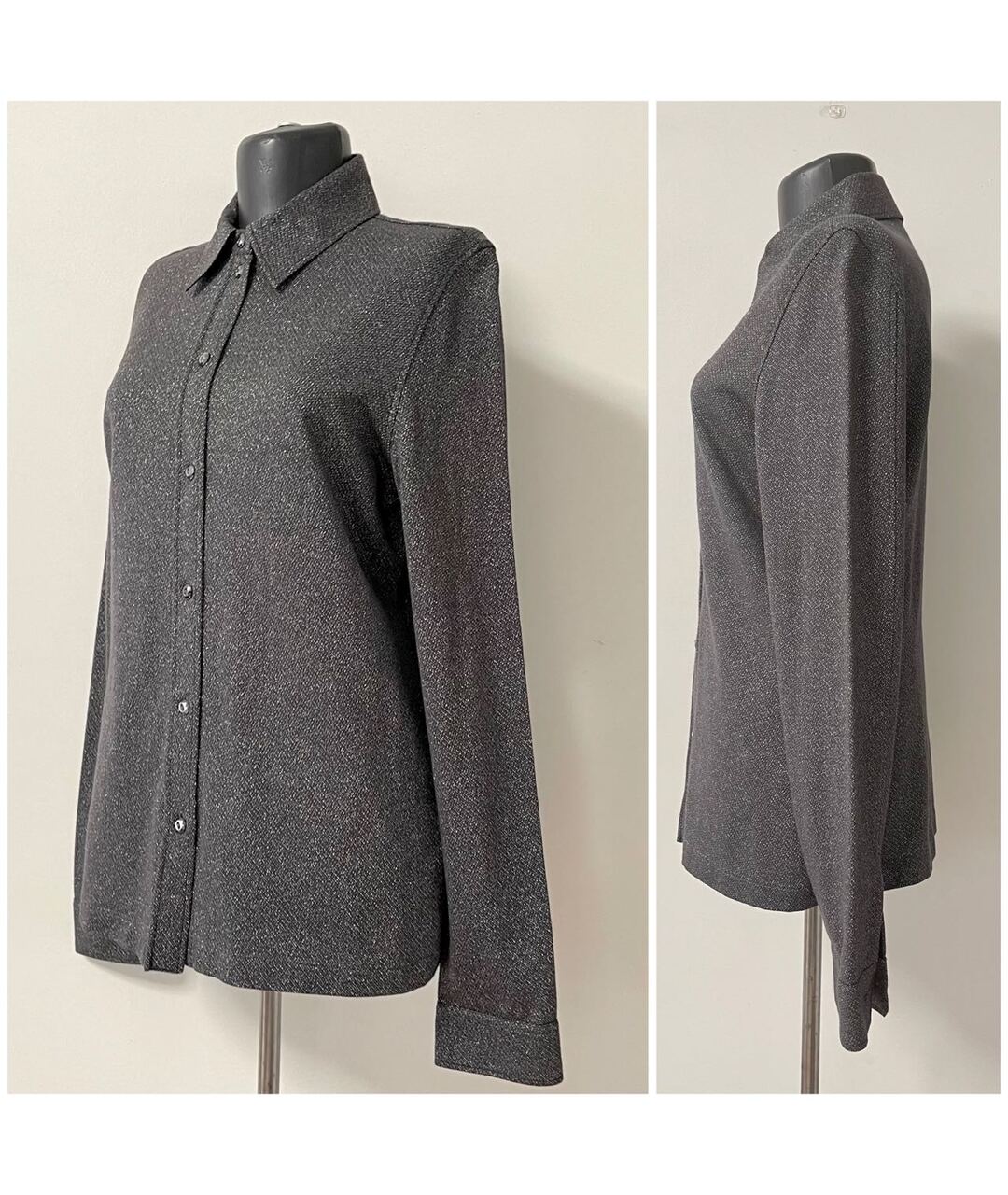 BOTTEGA VENETA Серебряная рубашка, фото 3