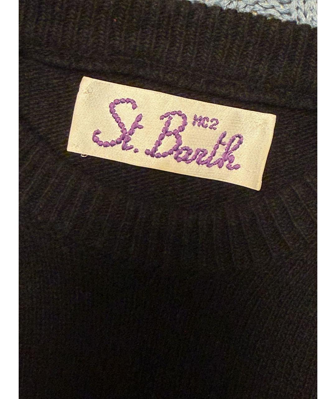 MC2 SAINT BARTH Черный шерстяной джемпер / свитер, фото 3