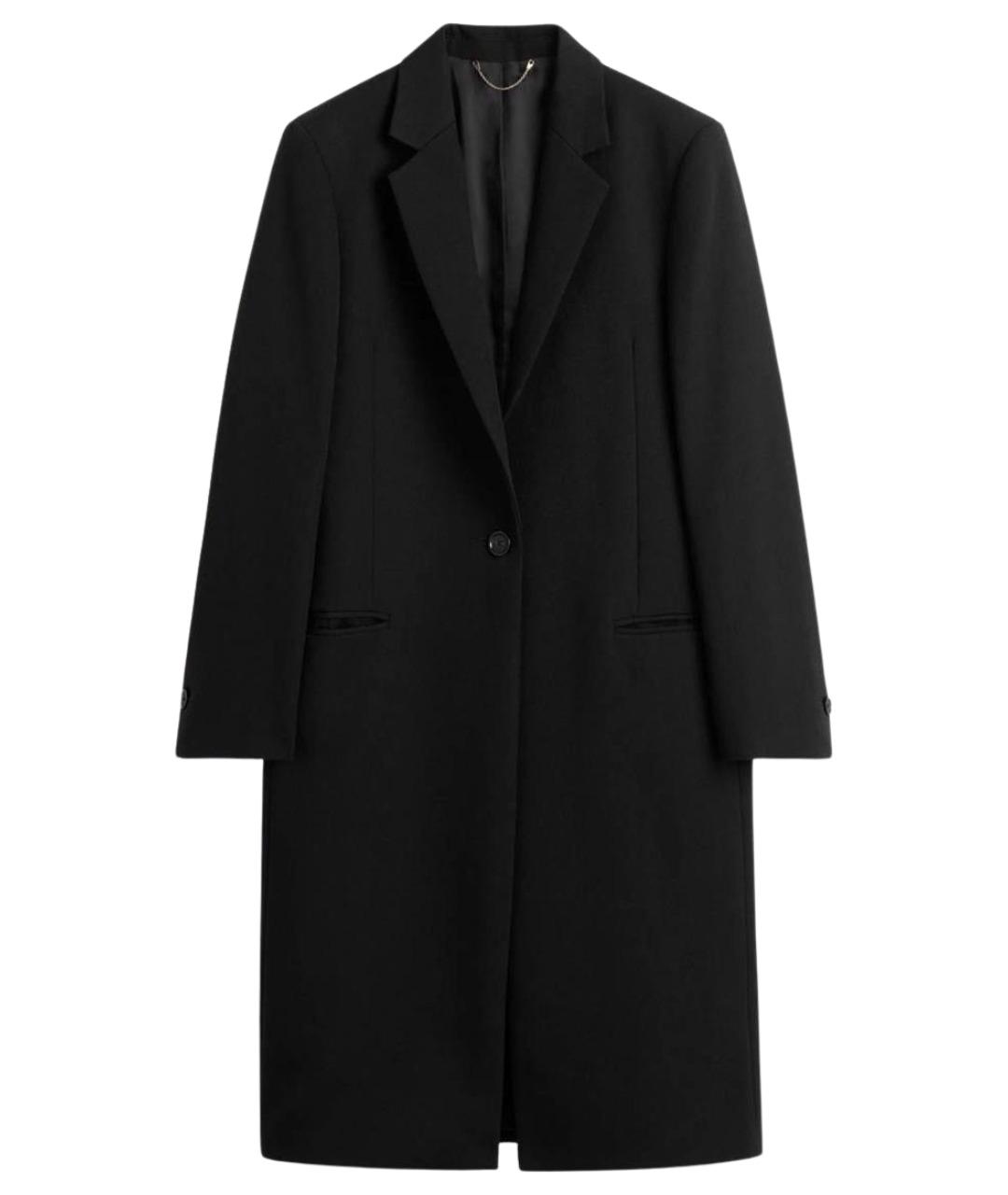TOTEME Черное шерстяное пальто, фото 1