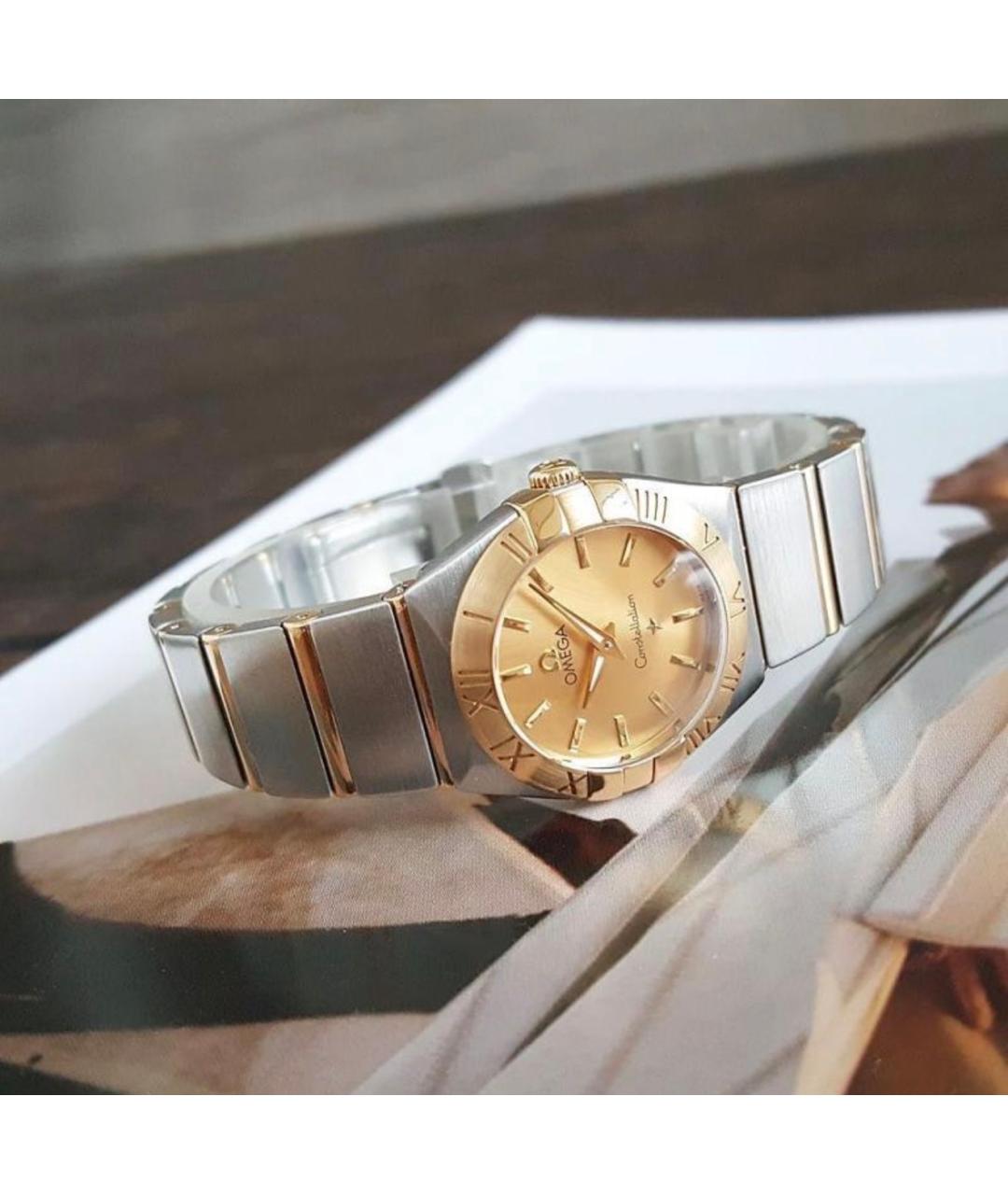 OMEGA Серебряные часы, фото 4