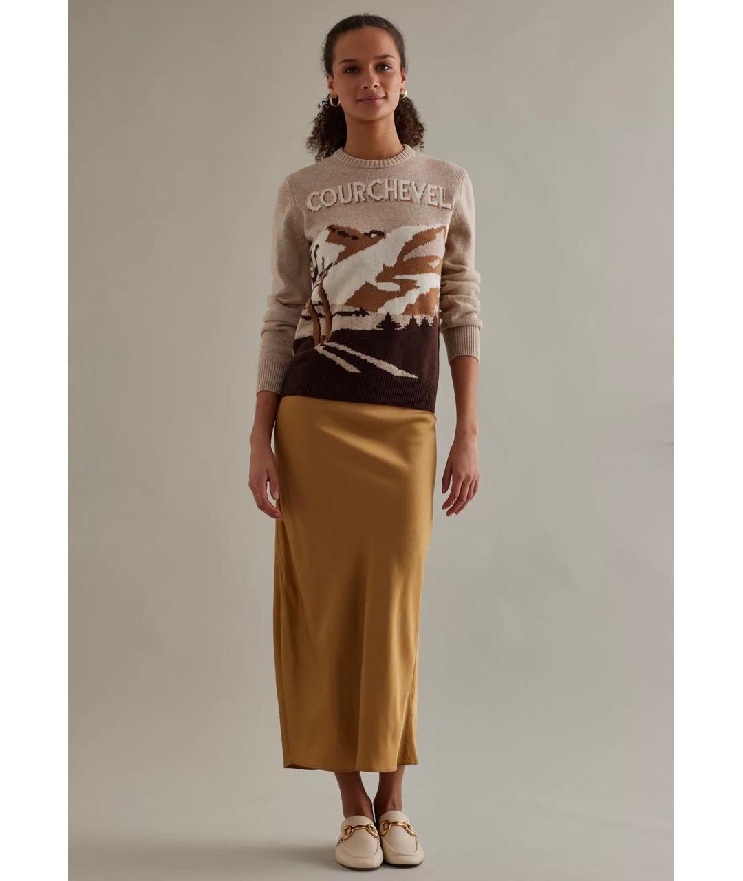 MC2 SAINT BARTH Бежевый шерстяной джемпер / свитер, фото 5