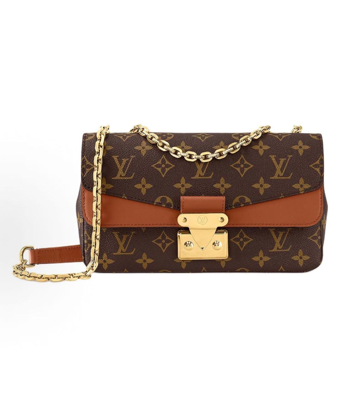 LOUIS VUITTON Коричневая сумка через плечо, фото 3