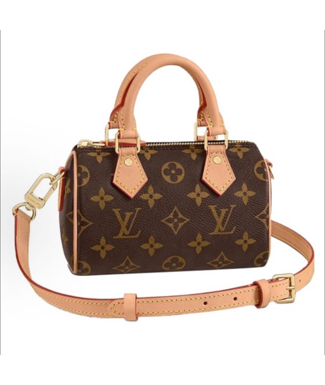 LOUIS VUITTON Коричневая сумка через плечо, фото 6