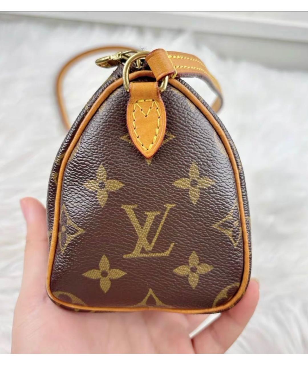 LOUIS VUITTON Коричневая сумка через плечо, фото 4