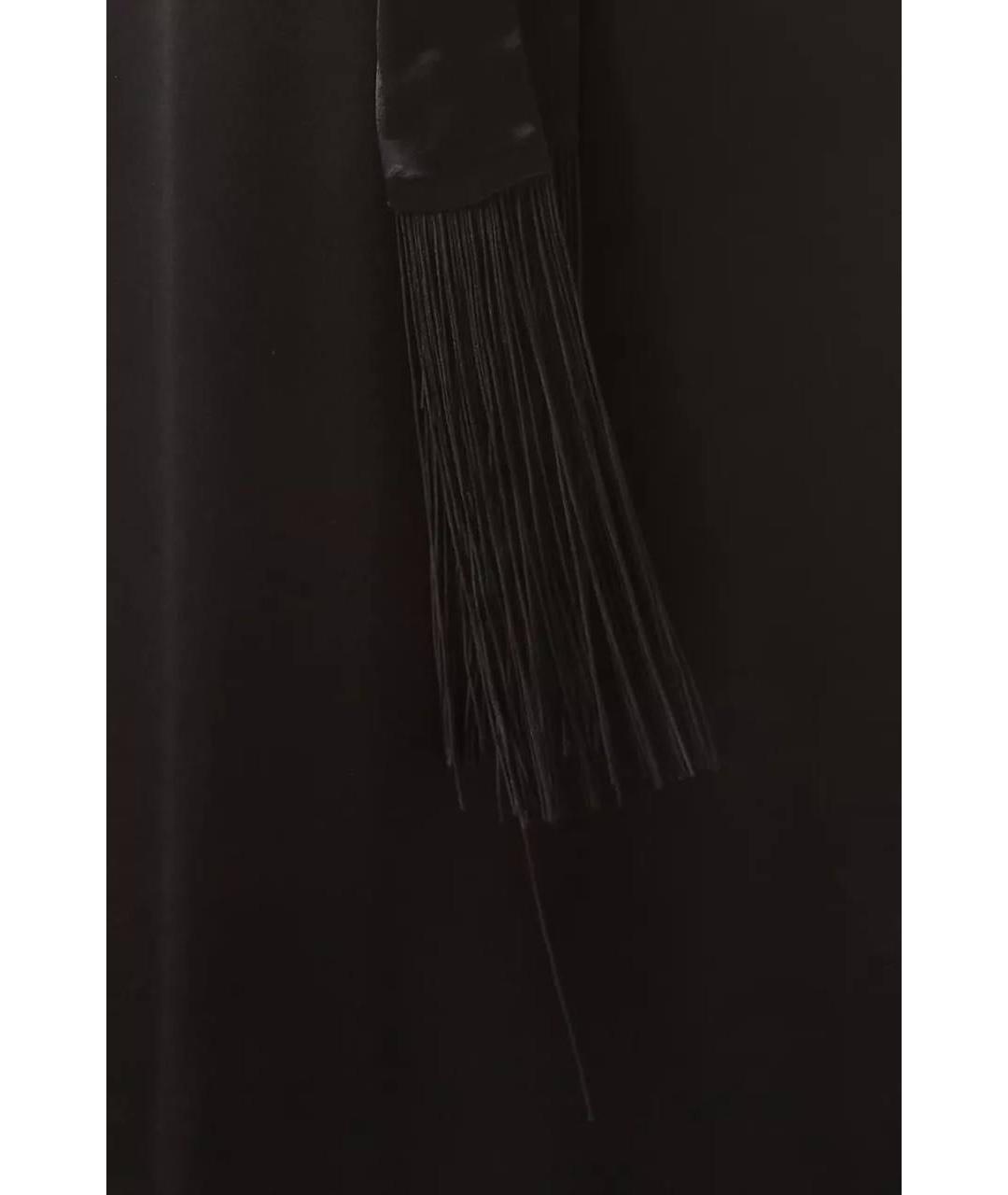 TOTEME Черное шелковое повседневное платье, фото 5