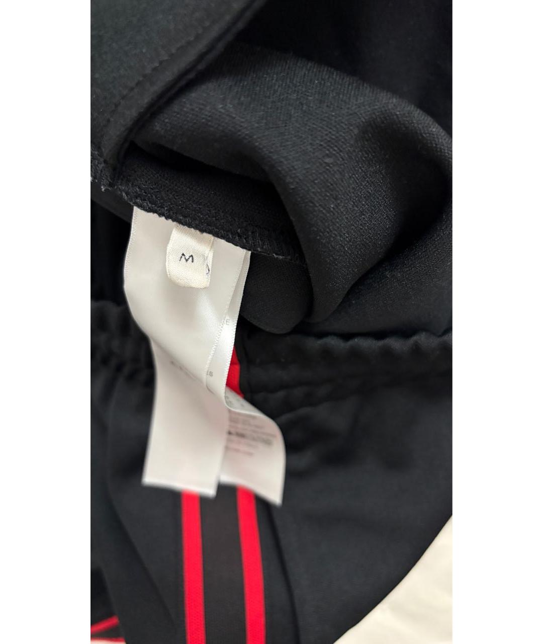 CELINE Черные полиэстеровые прямые брюки, фото 5