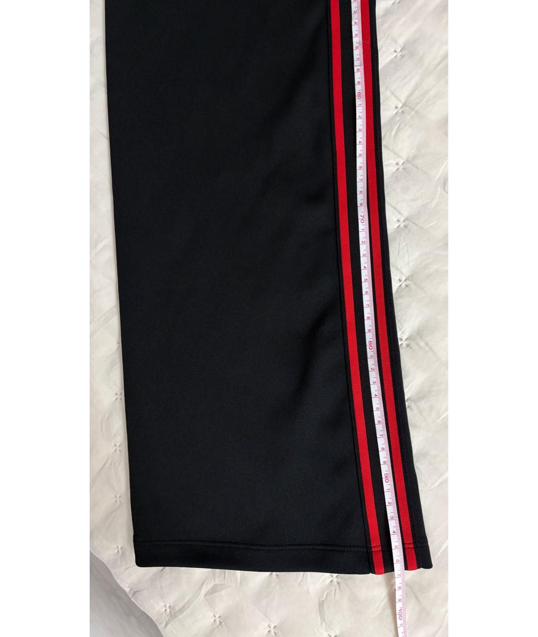 CELINE Черные полиэстеровые прямые брюки, фото 7