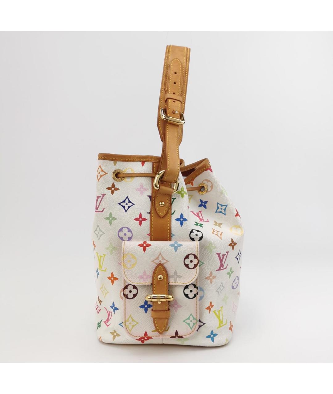 LOUIS VUITTON Белая сумка через плечо, фото 3