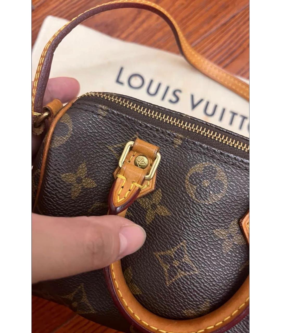 LOUIS VUITTON Коричневая сумка через плечо, фото 5
