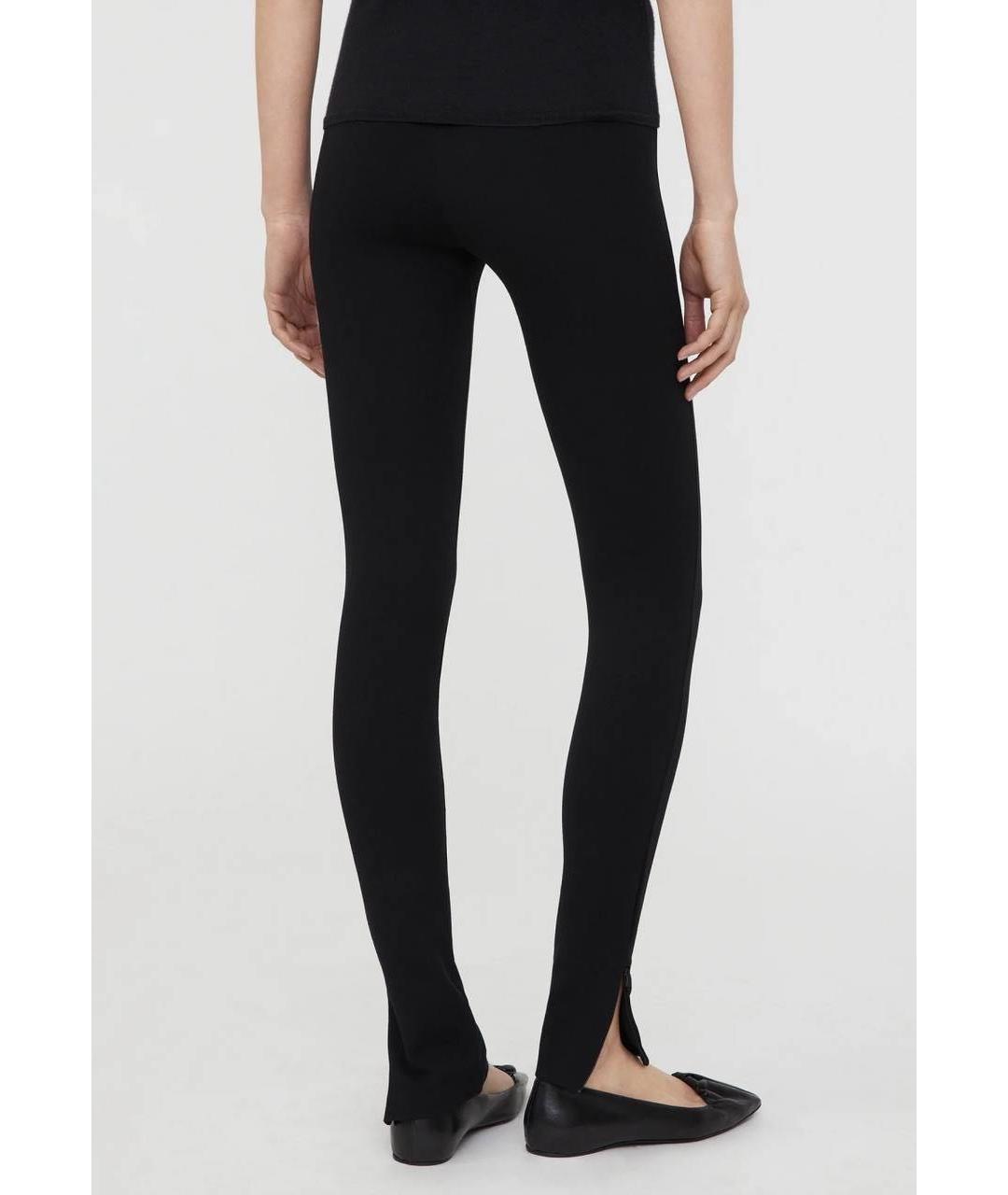 TOTEME Черные полиамидовые леггинсы и велосипедки, фото 3