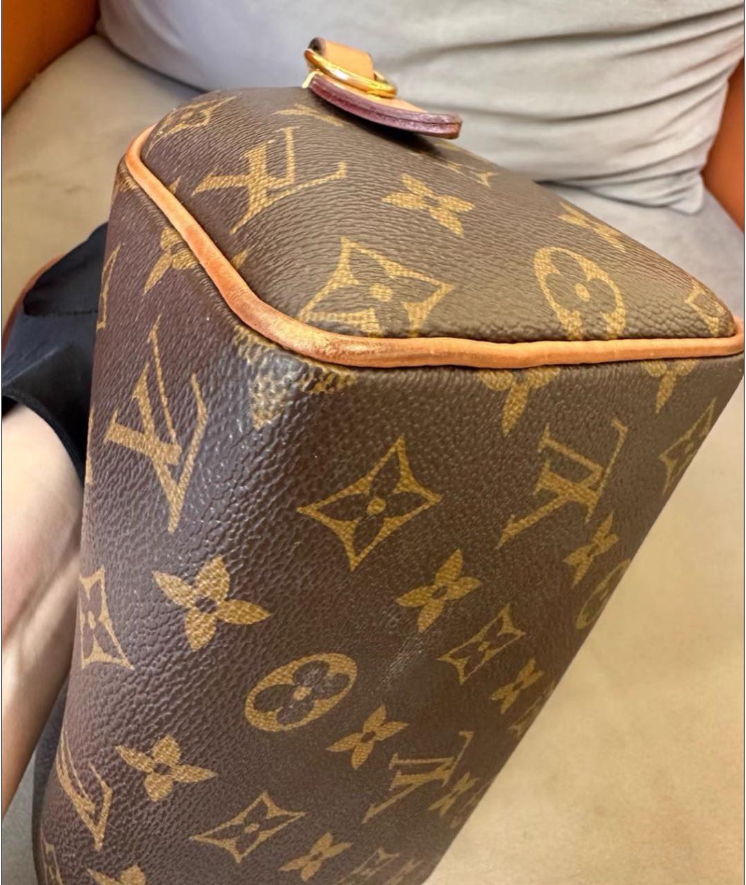 LOUIS VUITTON Коричневая сумка через плечо, фото 4