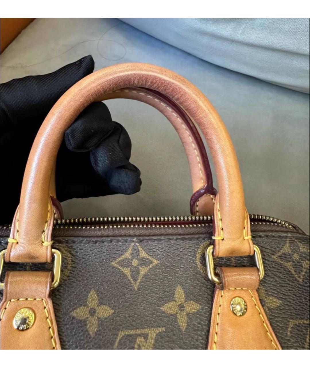 LOUIS VUITTON Коричневая сумка через плечо, фото 5