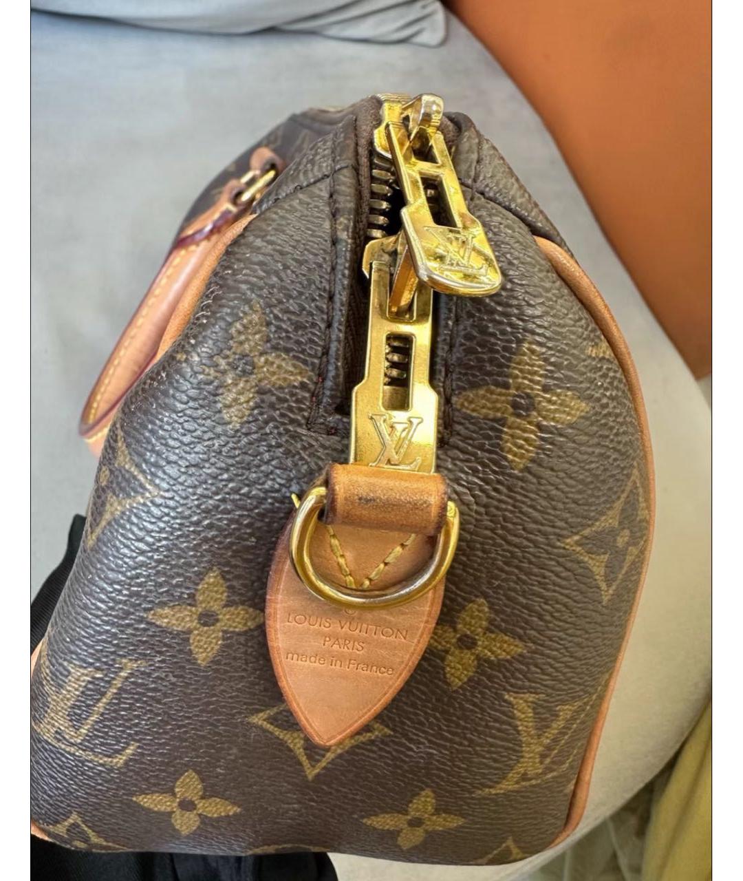 LOUIS VUITTON Коричневая сумка через плечо, фото 3