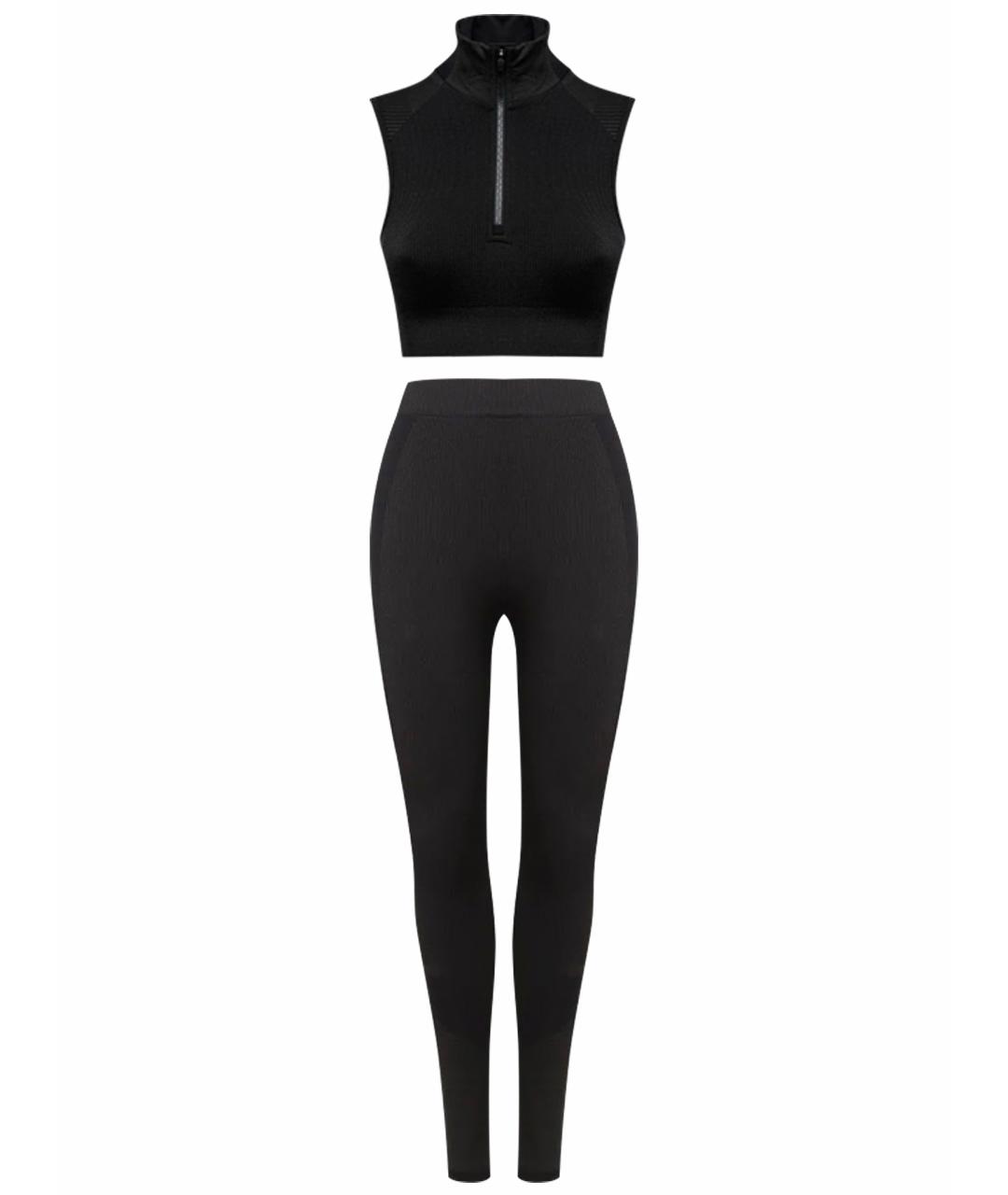 Y-3 Черный полиэстеровый спортивные костюмы, фото 1