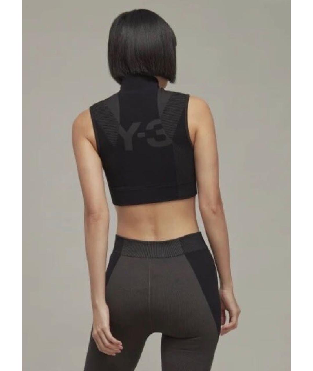 Y-3 Черный полиэстеровый спортивные костюмы, фото 2