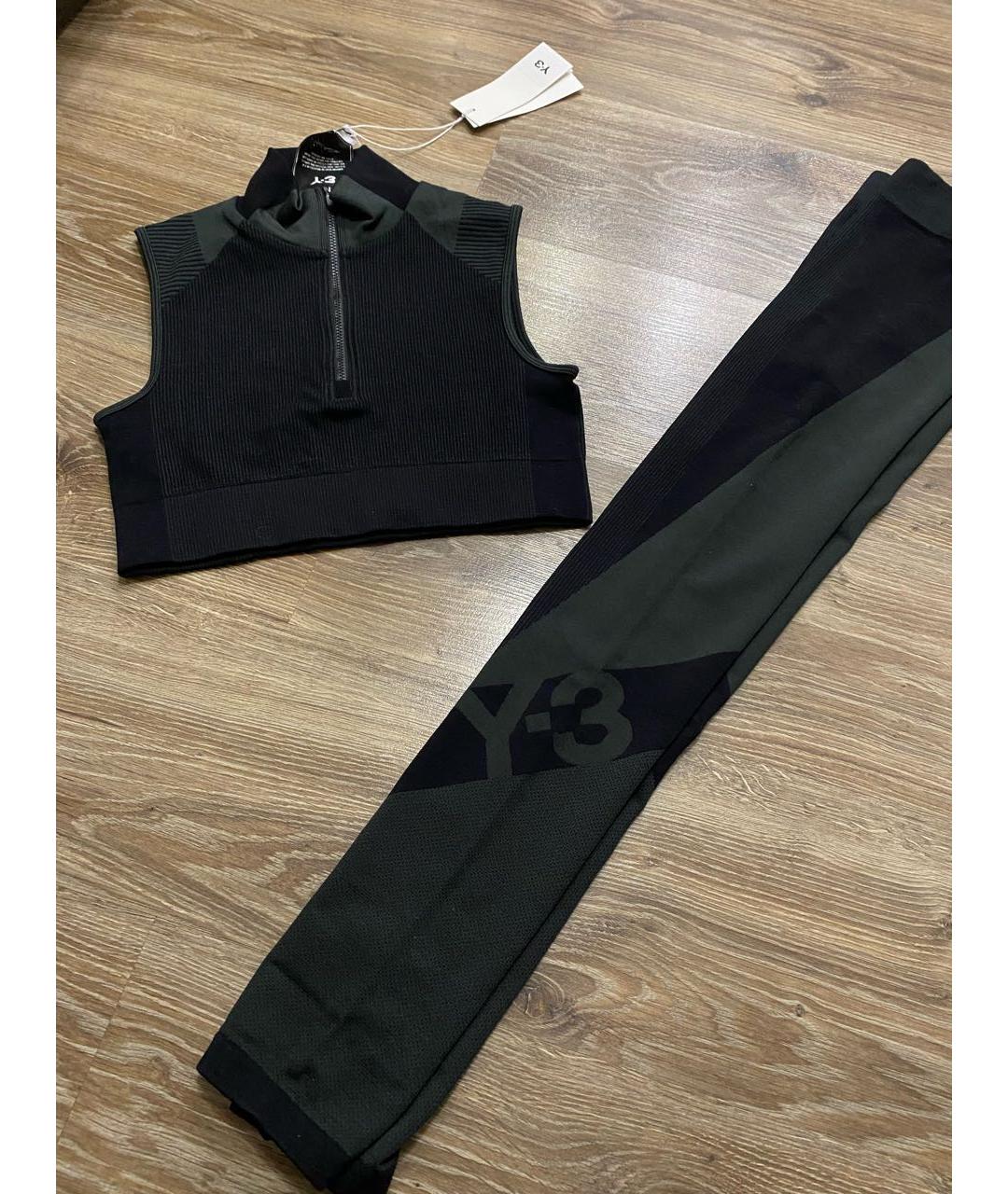 Y-3 Черный полиэстеровый спортивные костюмы, фото 5