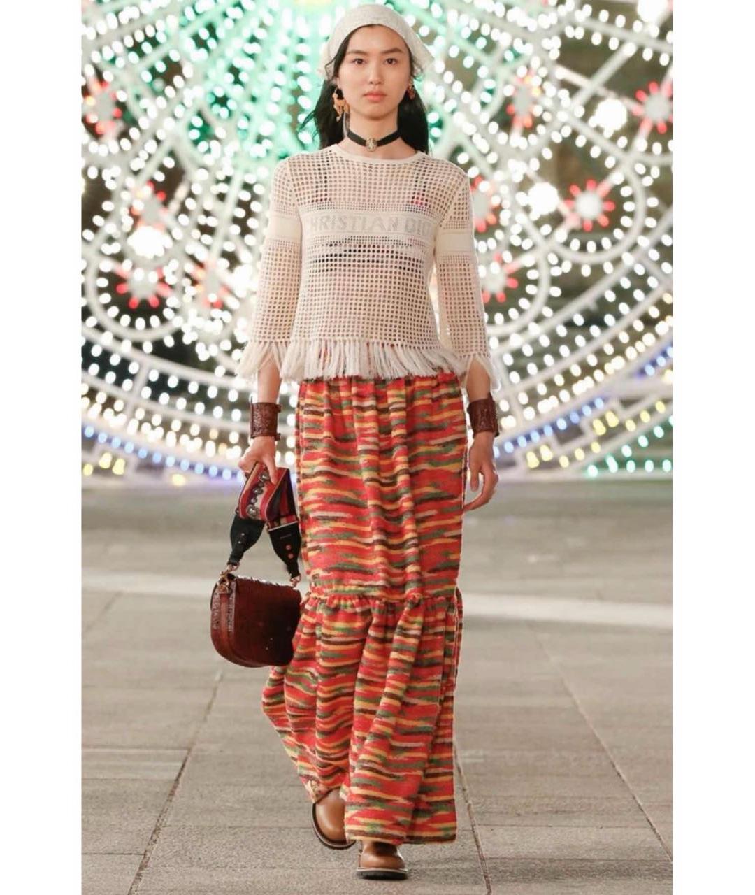 CHRISTIAN DIOR Бежевый хлопковый джемпер / свитер, фото 5