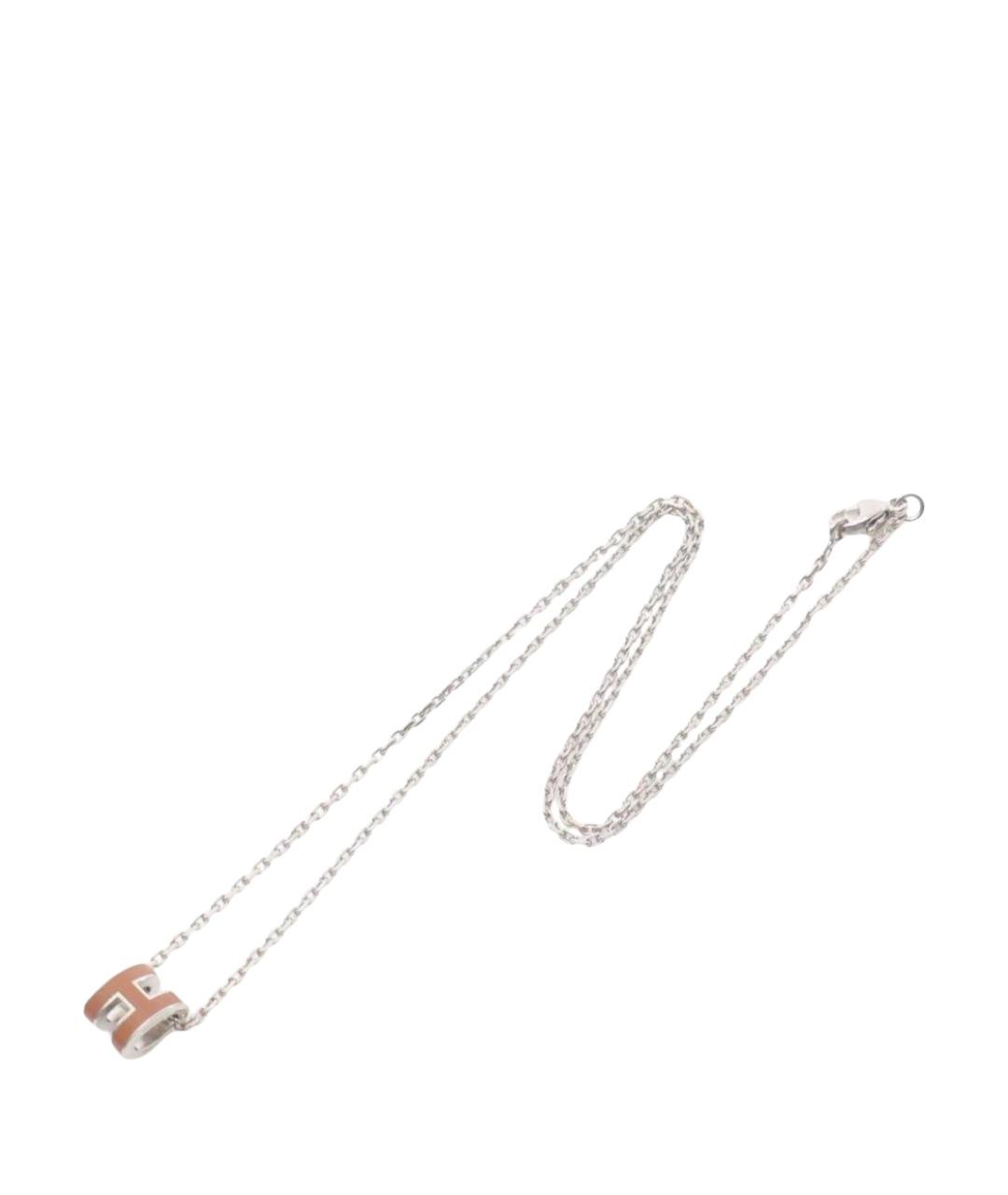 HERMES Коричневое колье, фото 1