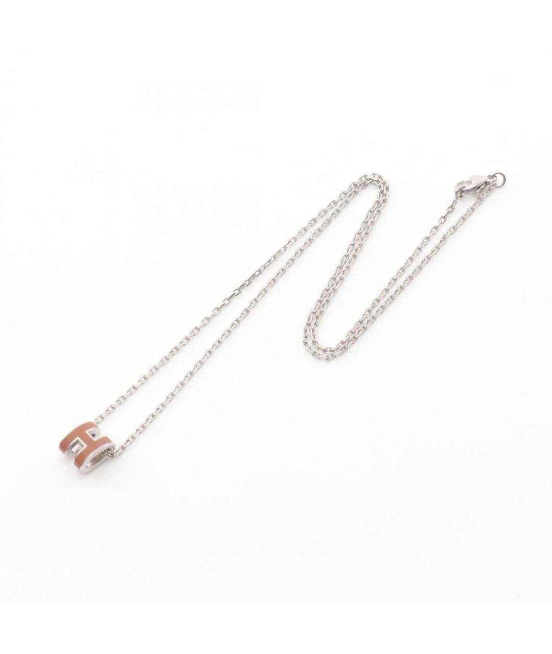 HERMES Коричневое колье, фото 3