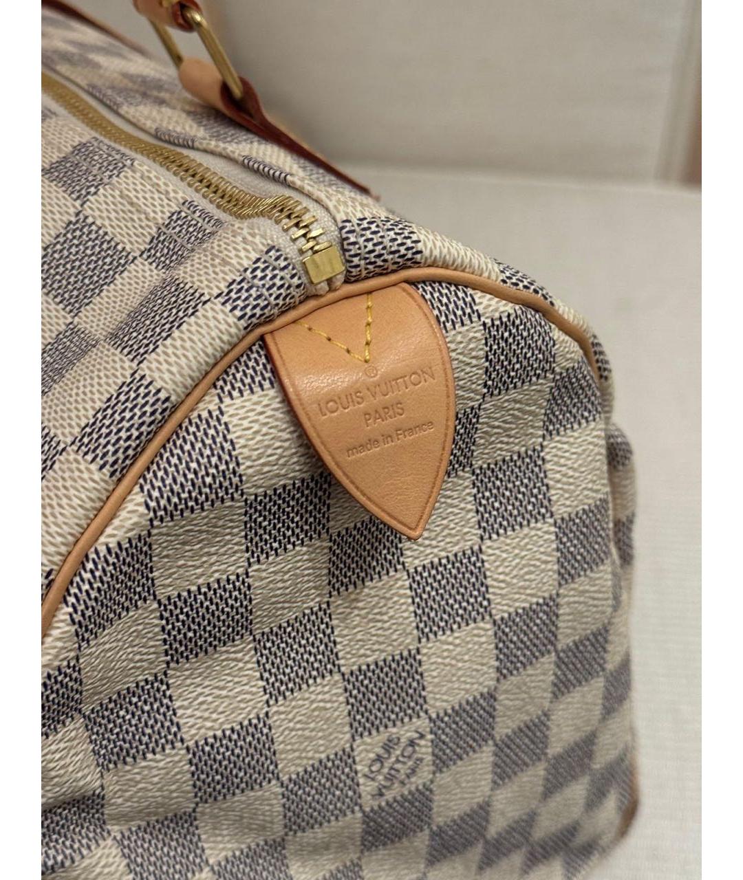 LOUIS VUITTON Бежевая сумка с короткими ручками, фото 7