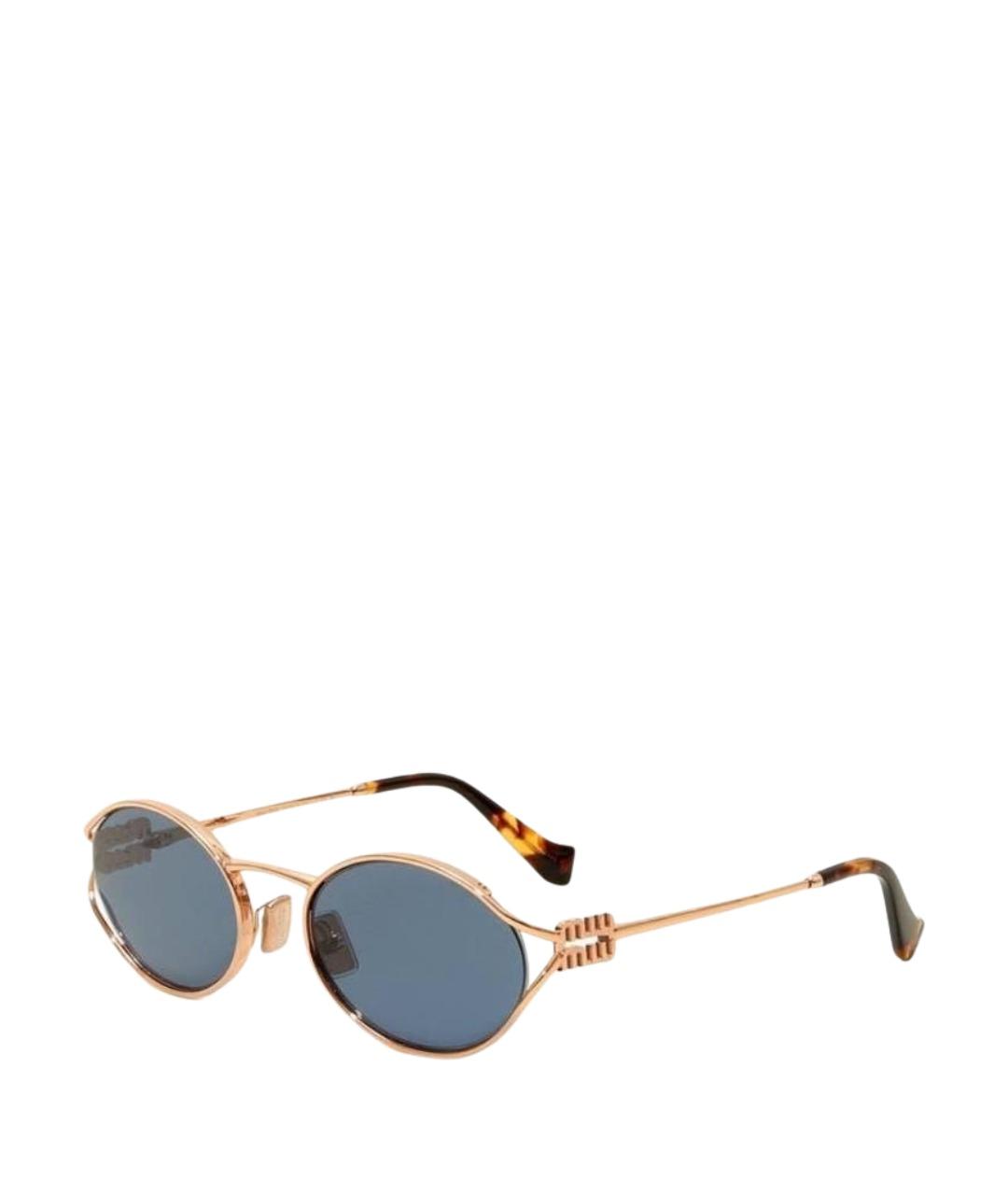 MIU MIU Коричневые солнцезащитные очки, фото 1