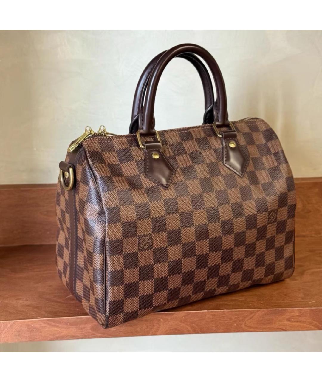 LOUIS VUITTON Коричневая сумка через плечо, фото 4