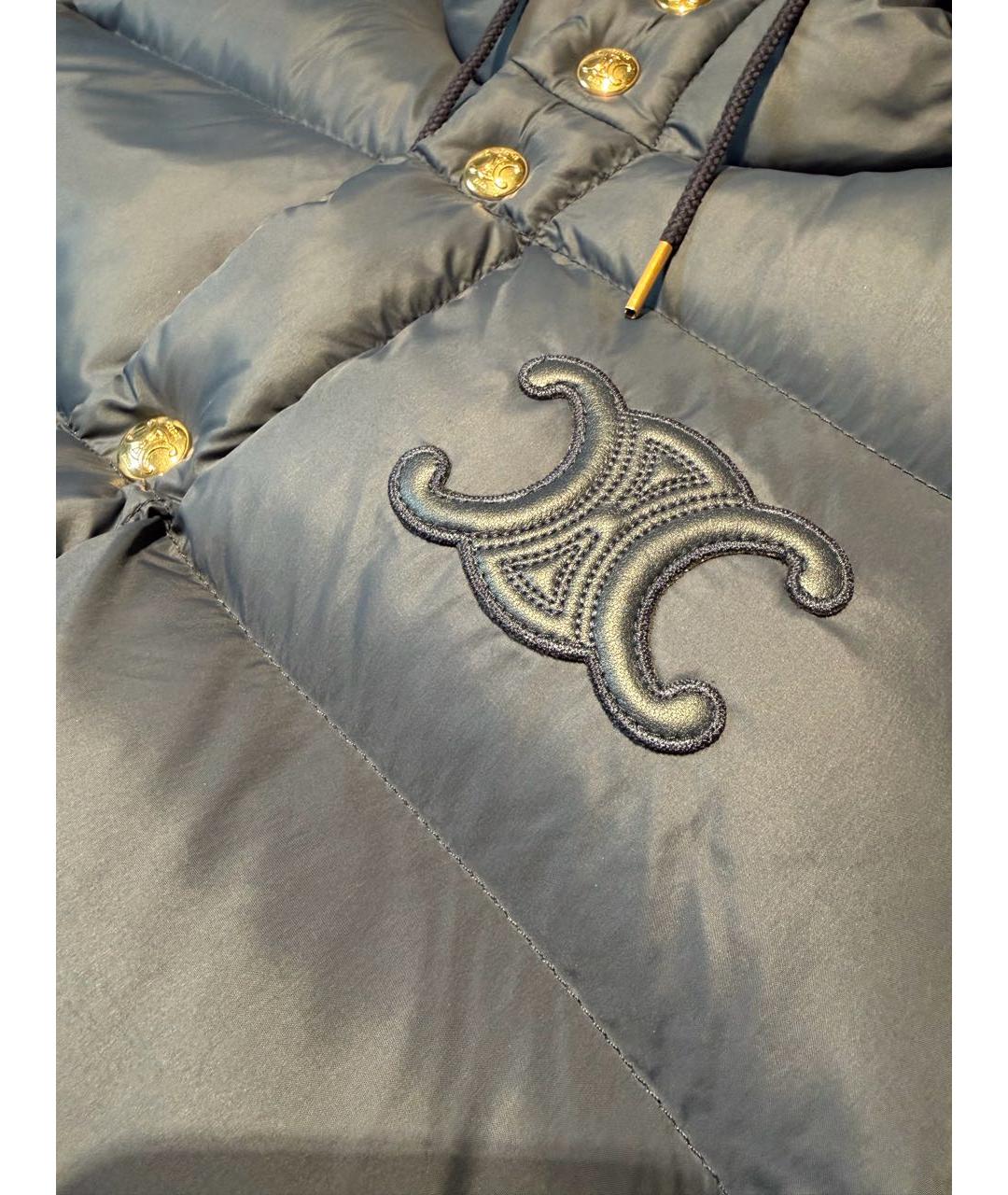 CELINE Темно-синий полиамидовый жилет, фото 3