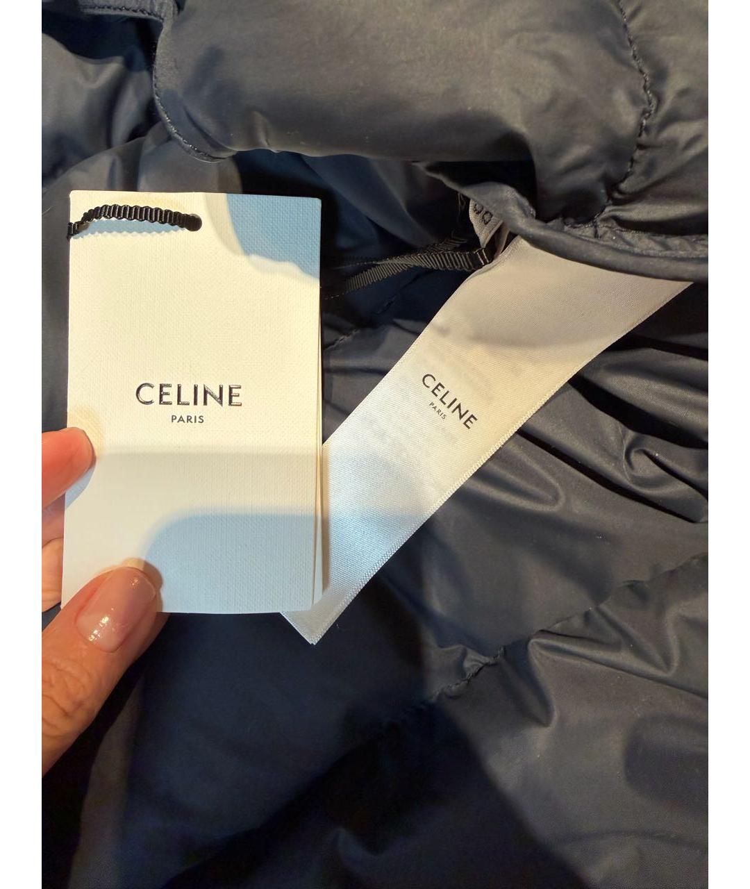 CELINE Темно-синий полиамидовый жилет, фото 6