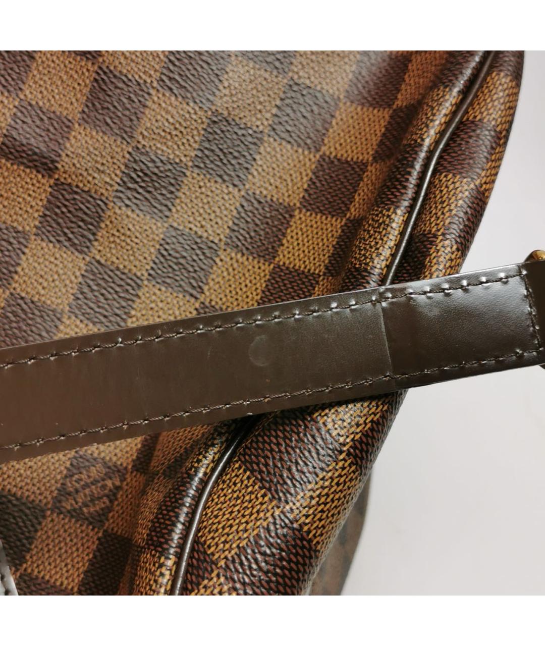 LOUIS VUITTON Коричневая сумка с короткими ручками, фото 5