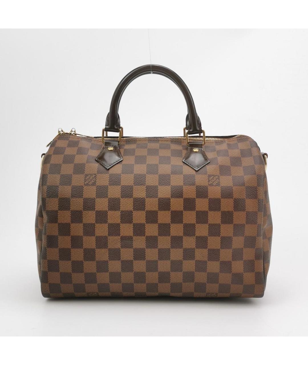 LOUIS VUITTON Коричневая сумка с короткими ручками, фото 2