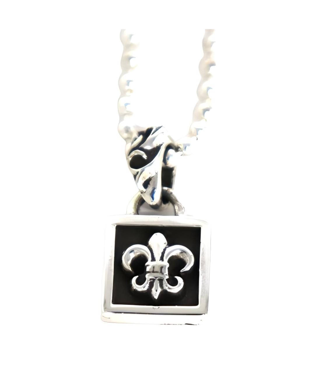 CHROME HEARTS Серебряное серебряное колье, фото 2