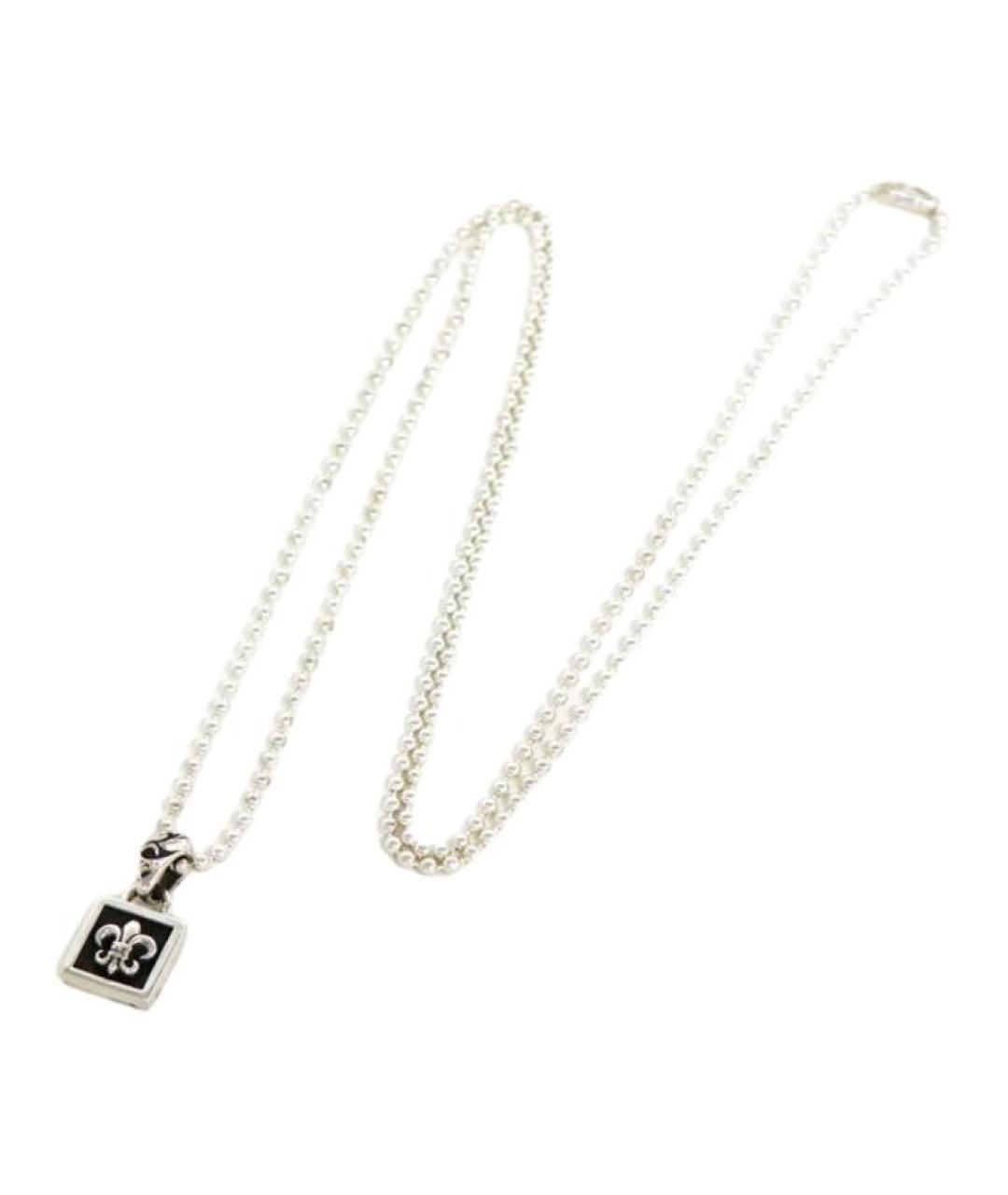 CHROME HEARTS Серебряное серебряное колье, фото 1