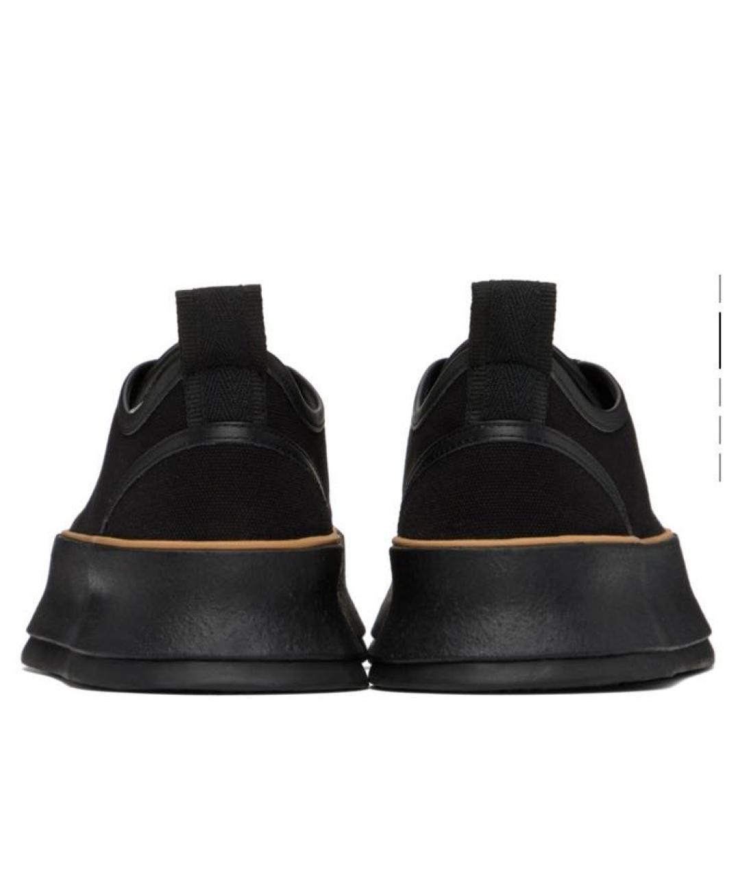 'S MAX MARA Черные текстильные кроссовки, фото 4