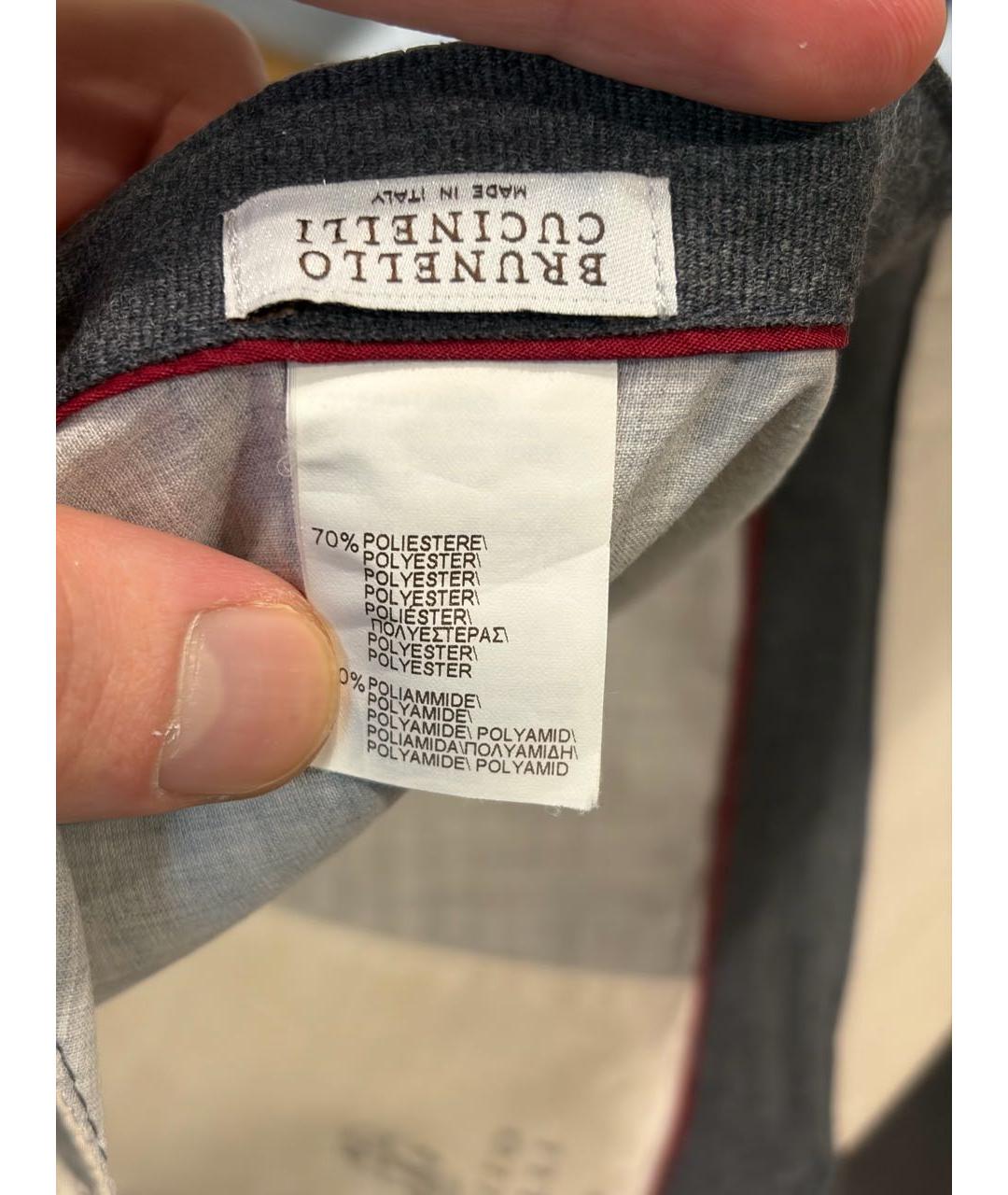 BRUNELLO CUCINELLI Бежевая кепка/бейсболка, фото 4