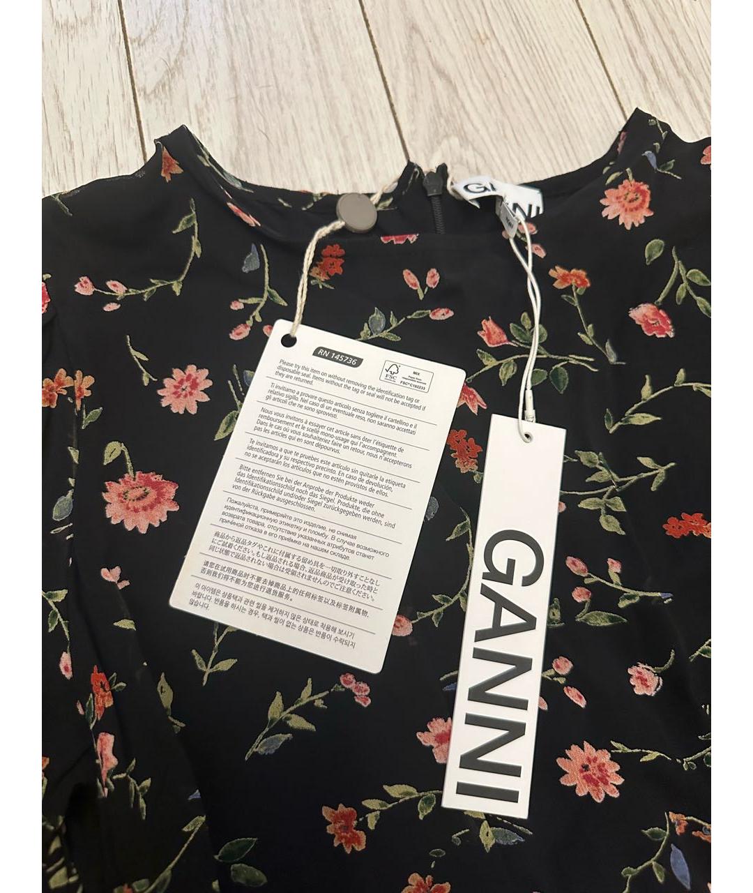 GANNI Мульти вискозное повседневное платье, фото 3