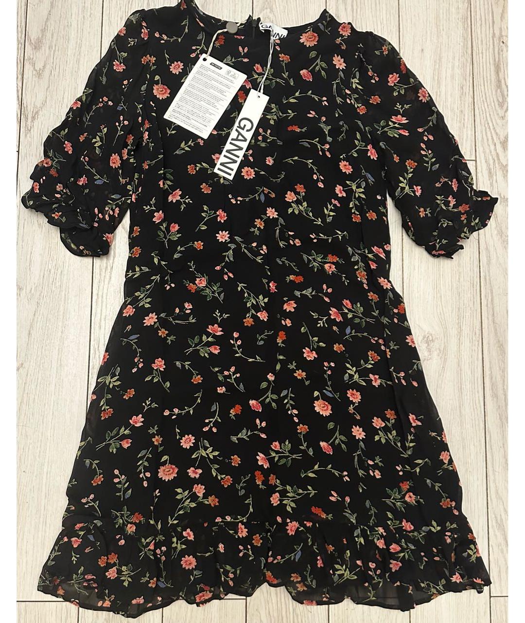 GANNI Мульти вискозное повседневное платье, фото 5