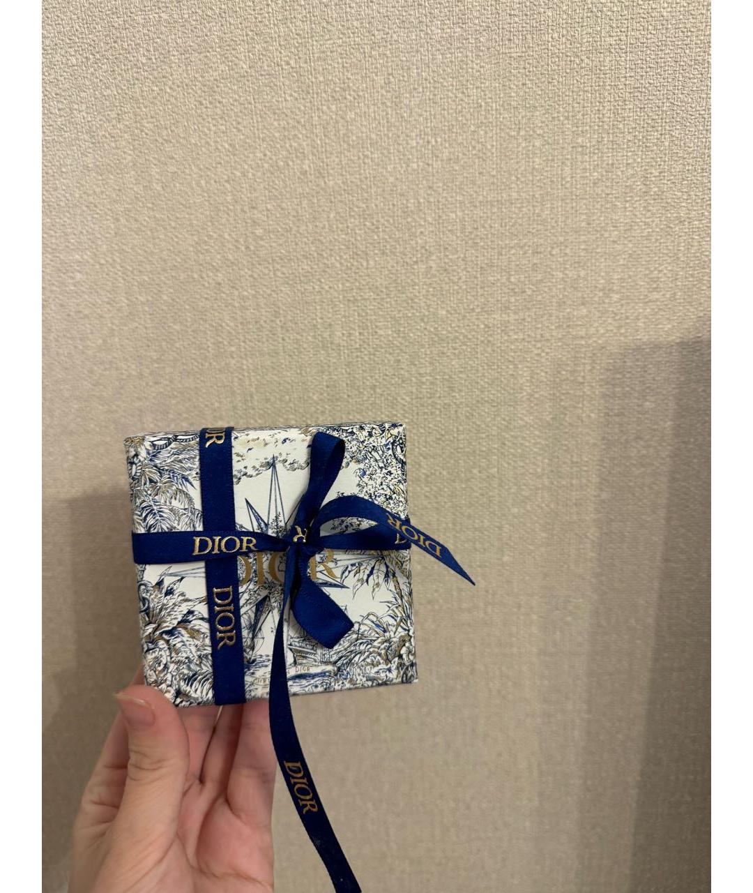 CHRISTIAN DIOR Золотые металлические серьги, фото 7