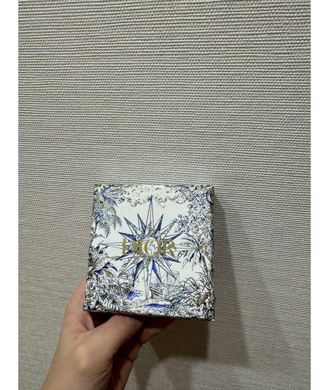 CHRISTIAN DIOR Золотые металлические серьги, фото 6