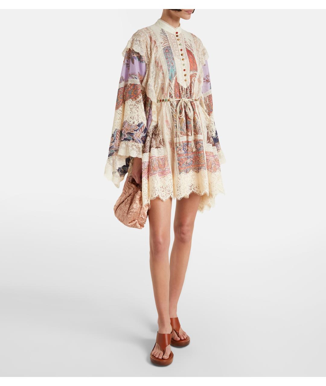 ZIMMERMANN Мульти хлопковое коктейльное платье, фото 5