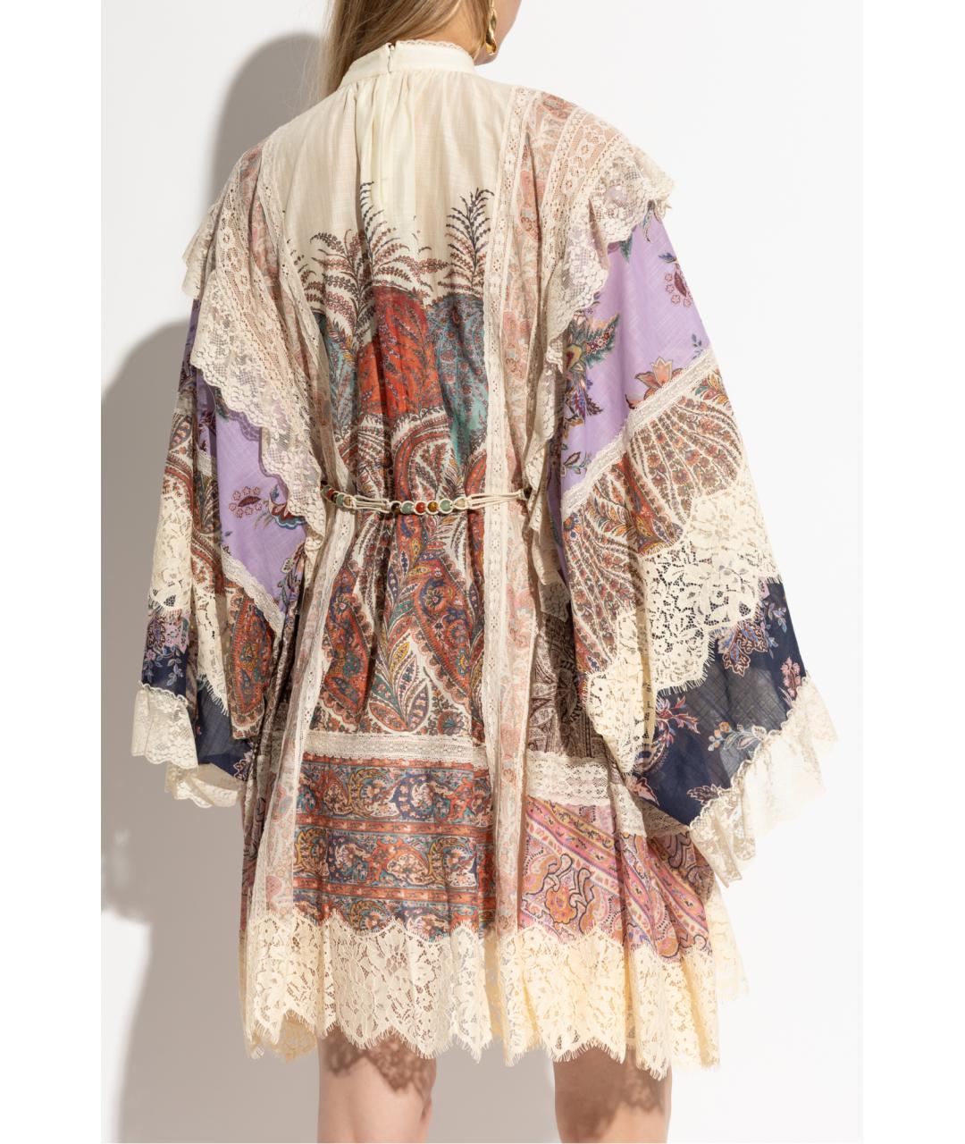 ZIMMERMANN Мульти хлопковое коктейльное платье, фото 3