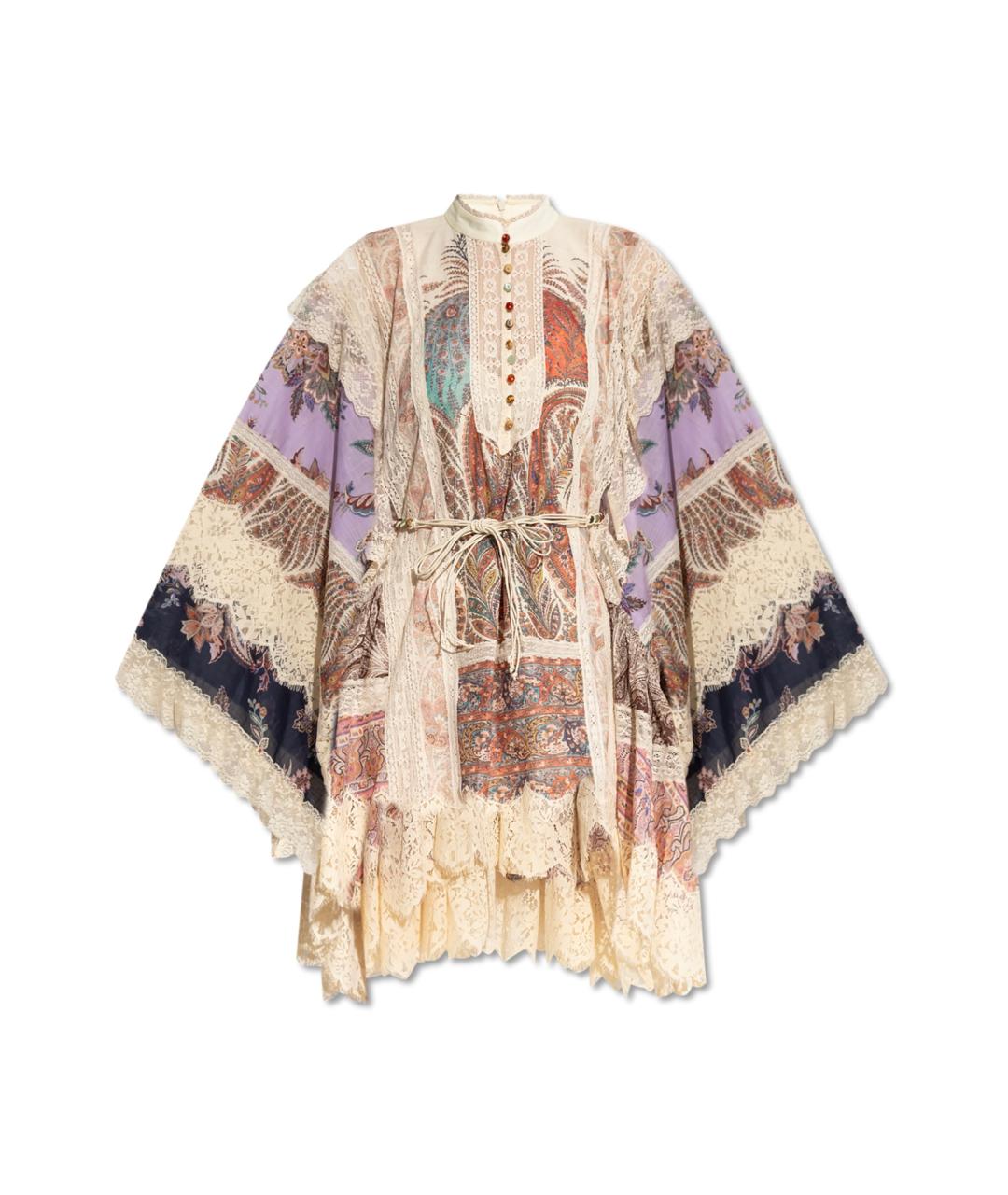 ZIMMERMANN Мульти хлопковое коктейльное платье, фото 1