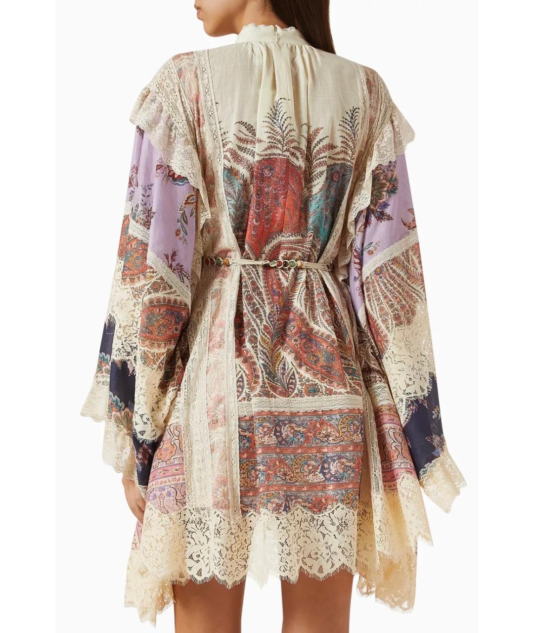 ZIMMERMANN Мульти хлопковое коктейльное платье, фото 9