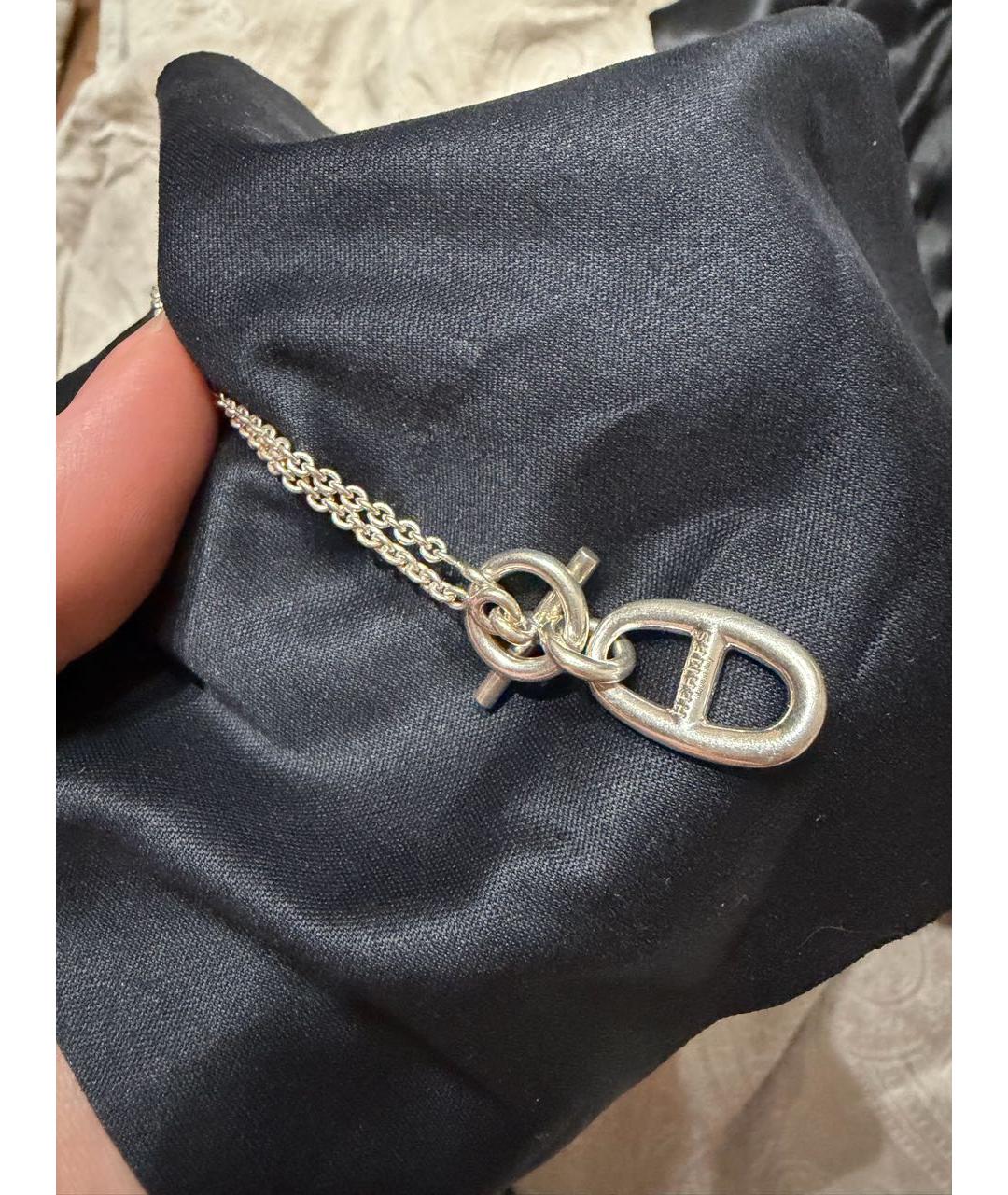 HERMES Серебряная серебряная подвеска, фото 4