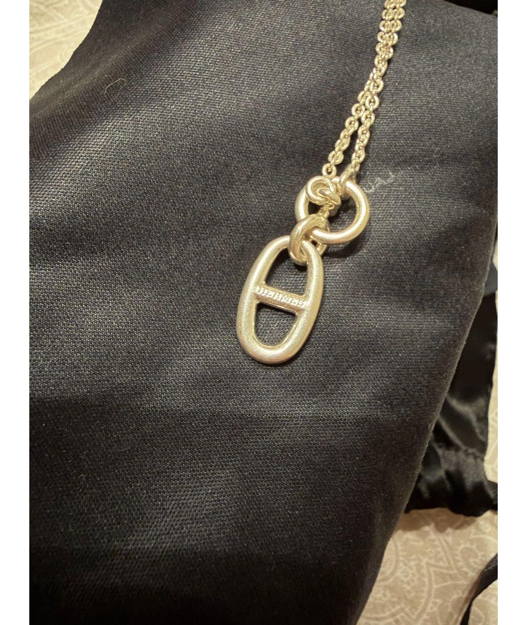 HERMES Серебряная серебряная подвеска, фото 3