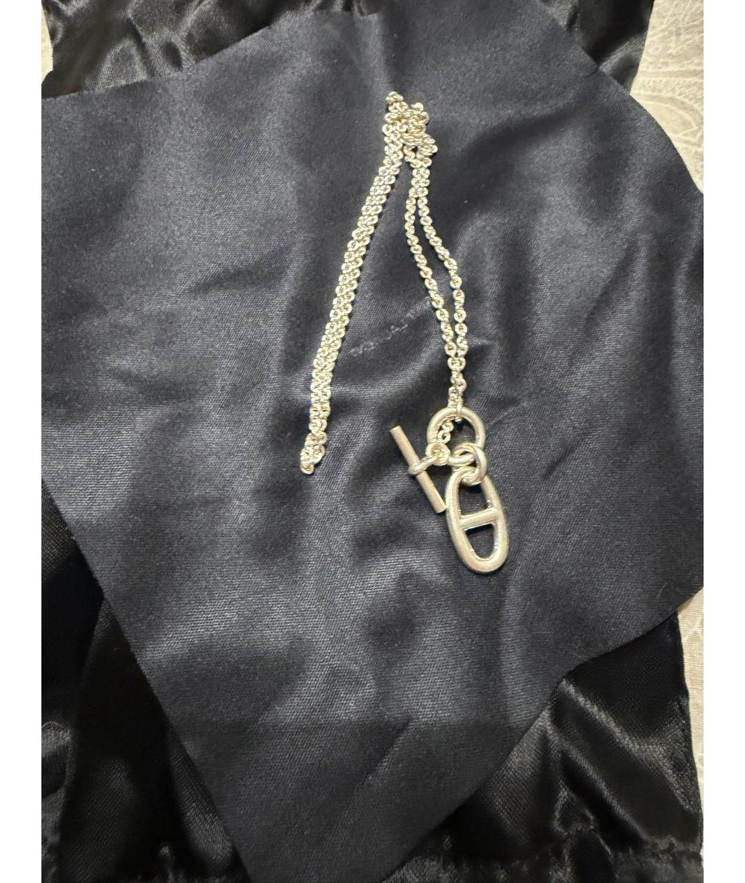 HERMES Серебряная серебряная подвеска, фото 2