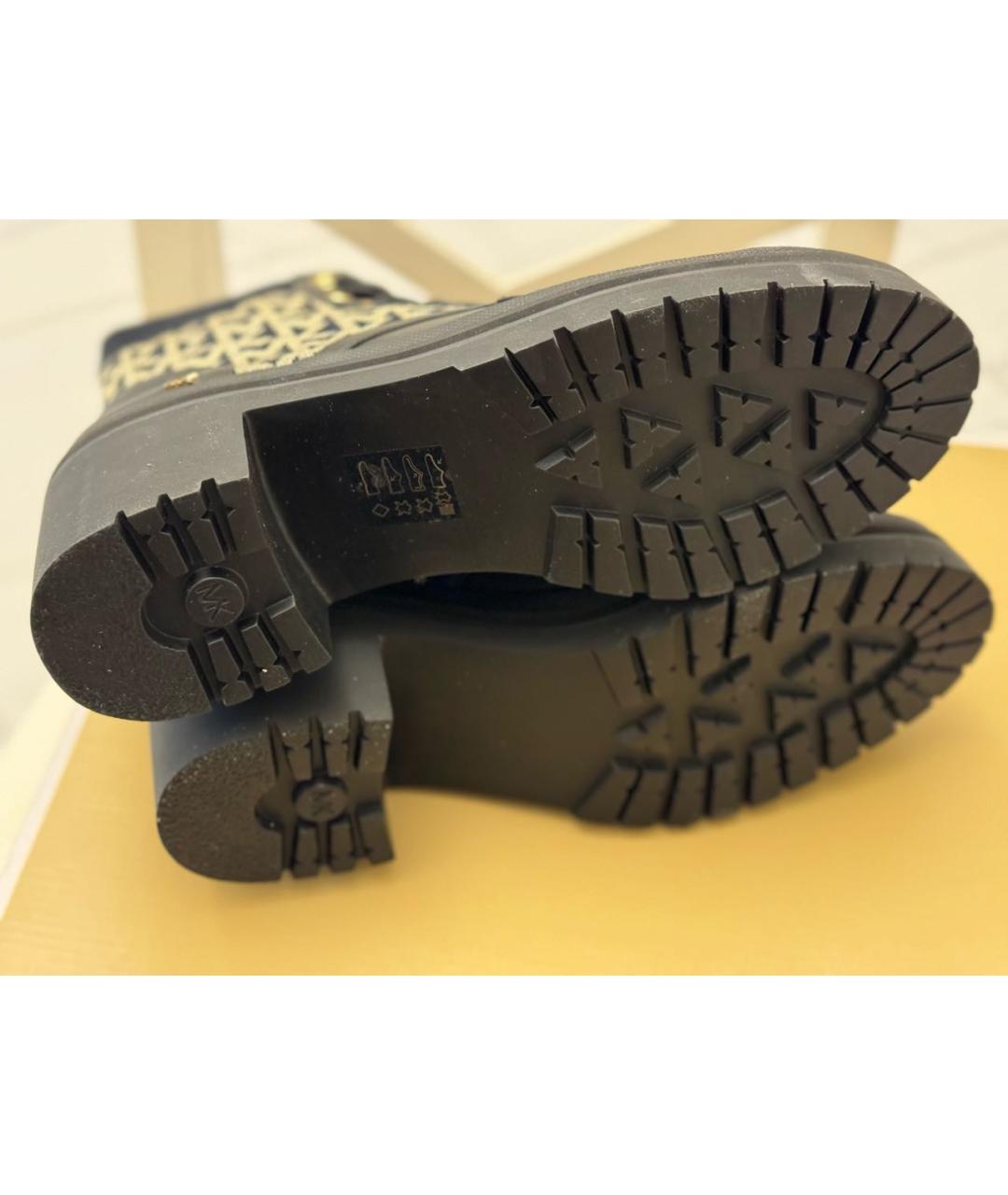 MICHAEL KORS Черные текстильные ботинки, фото 5