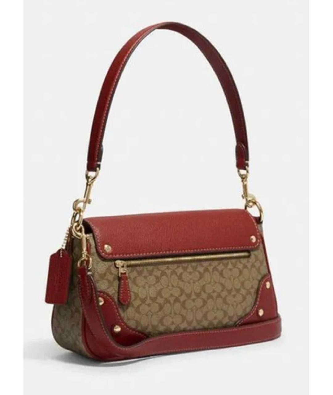 COACH Коричневая сумка через плечо, фото 2