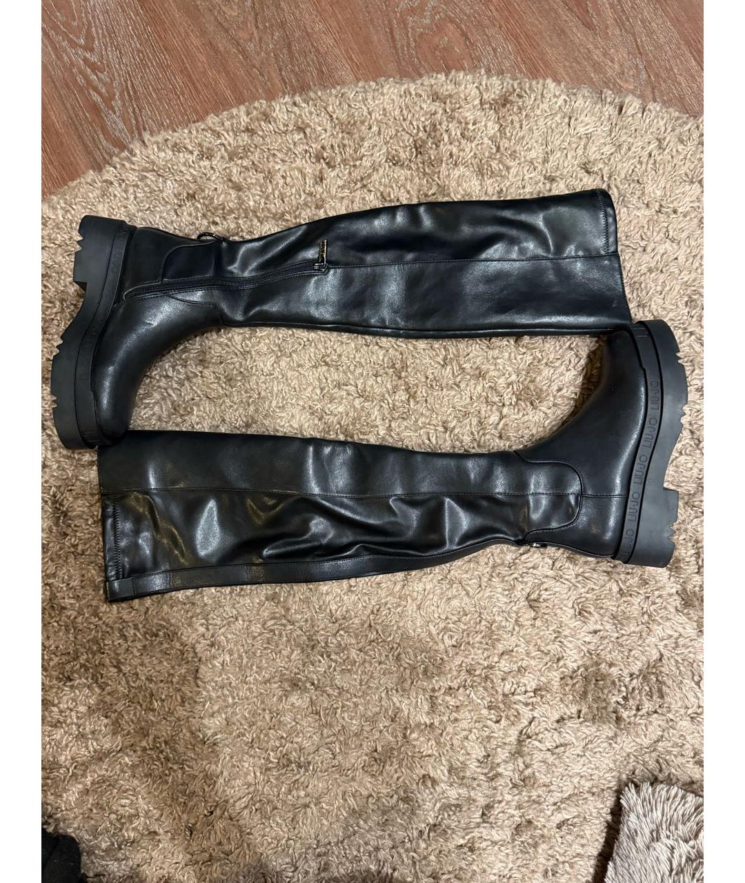LIU JO Черные ботфорты, фото 9