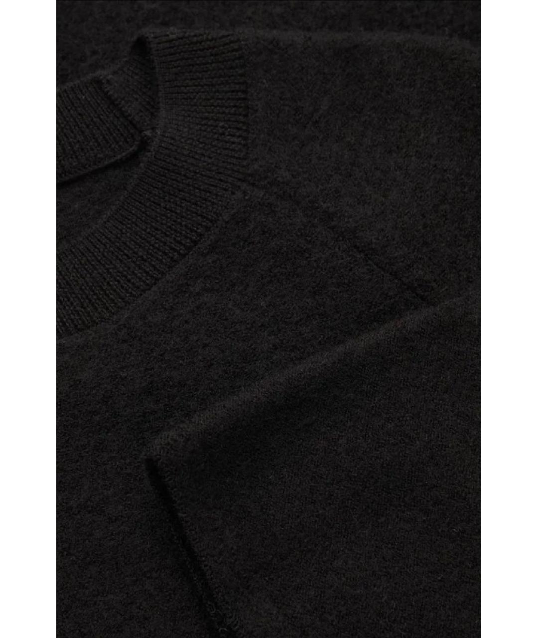 COS Темно-синее шерстяное повседневное платье, фото 2