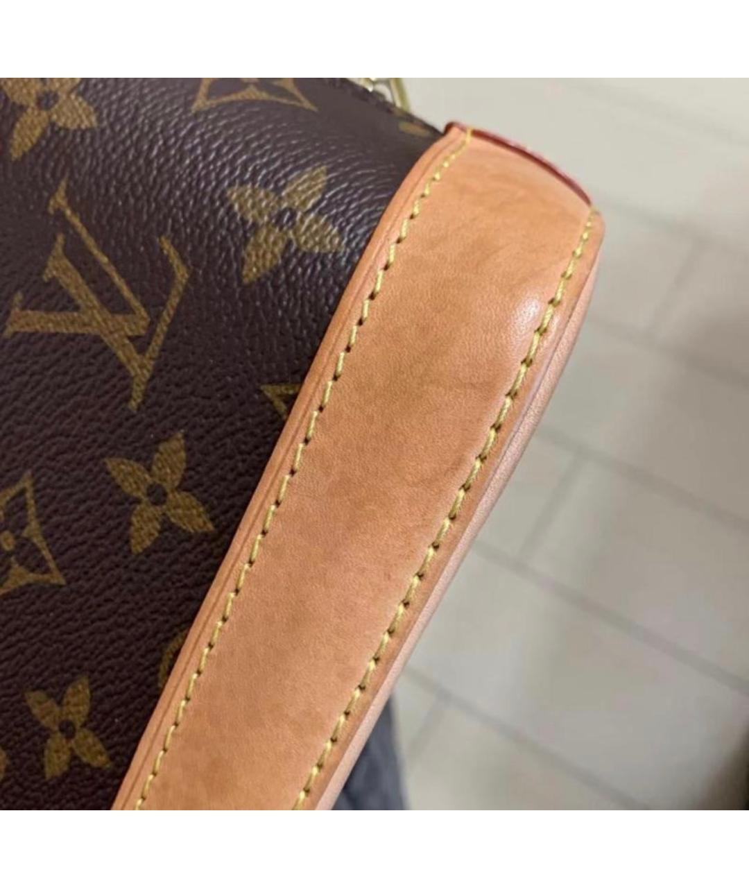 LOUIS VUITTON Коричневая сумка через плечо, фото 7